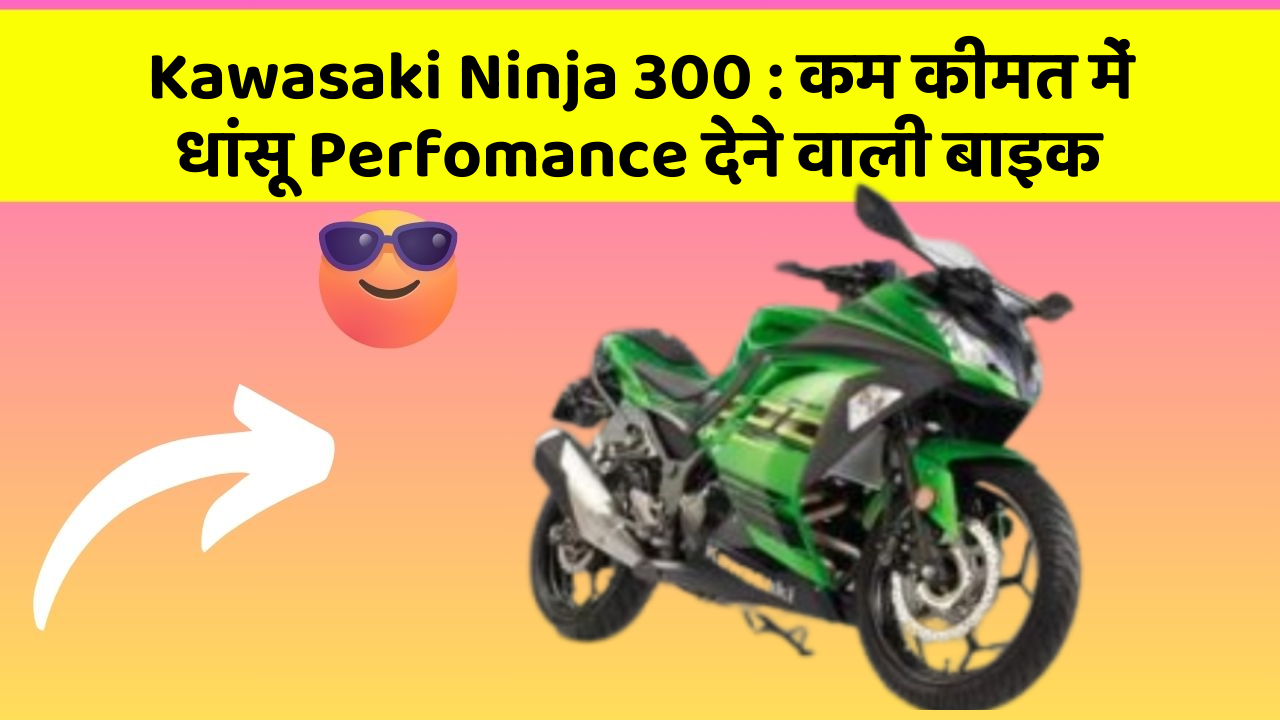 Kawasaki Ninja 300: कम कीमत में धांसू Perfomance देने वाली बाइक